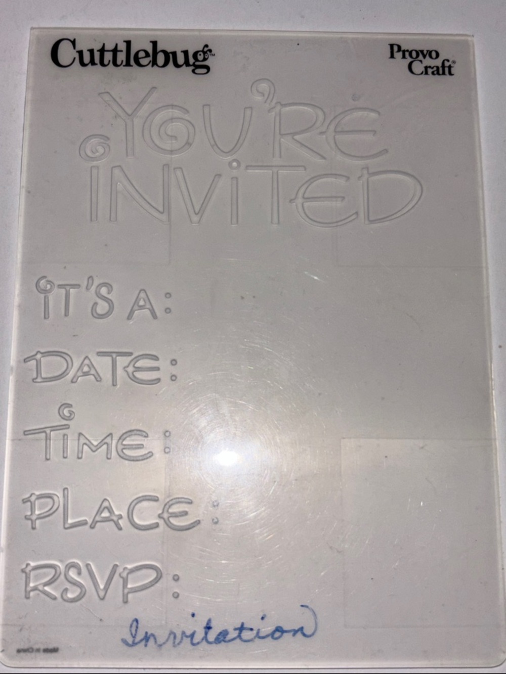 Cuttlebug Embossing Folders - Clear Set - Picture 11 of 16